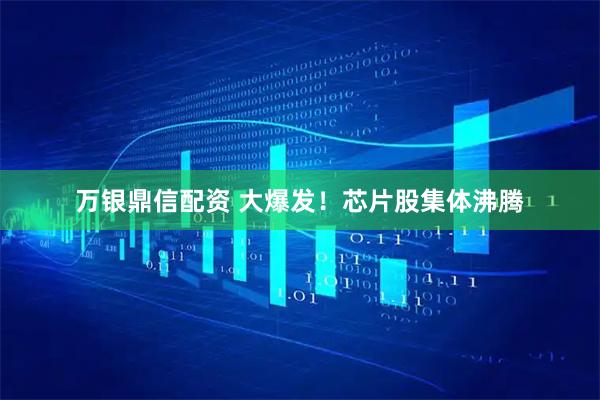 万银鼎信配资 大爆发！芯片股集体沸腾